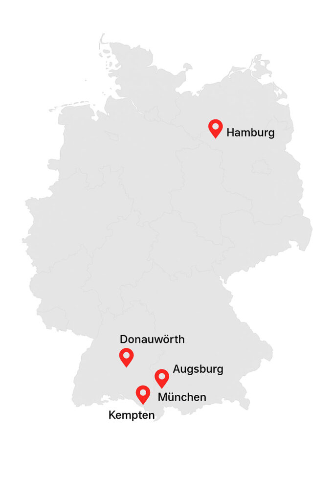 deutschlandkarte zkprofessionals standorte